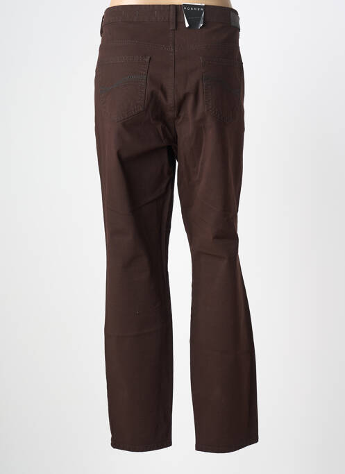 Jeans coupe slim stretch taille normale marron ROSNER femme