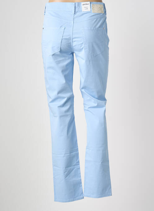 Pantalon slim tissage popeline bleu GARDEUR femme