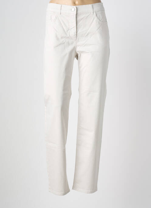 Jeans coupe slim taille normale taille normale beige ANGELS femme