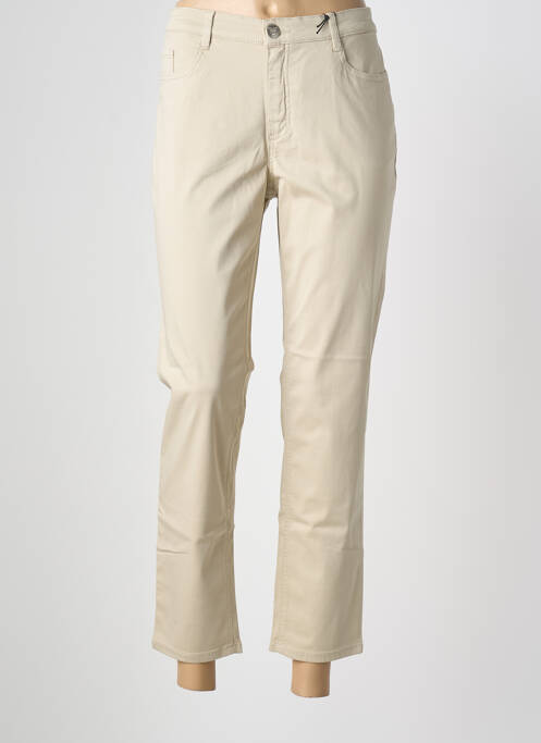Pantalon 7/8 stretch taille normale beige STARK femme