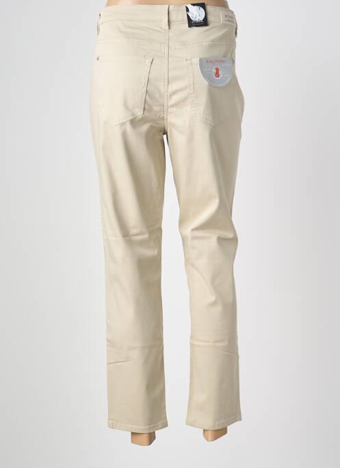 Pantalon 7/8 stretch taille normale beige STARK femme
