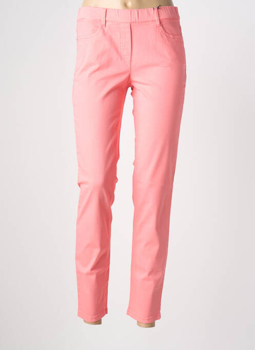 Jegging tissage popeline taille normale rose STARK femme