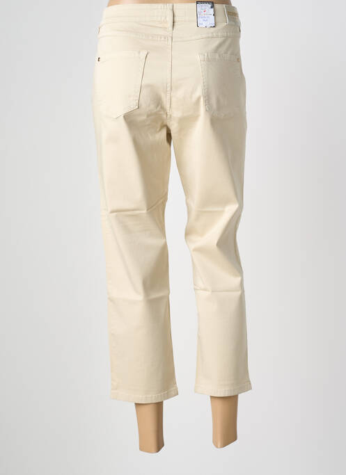 Pantacourt stretch taille normale beige ZERRES femme