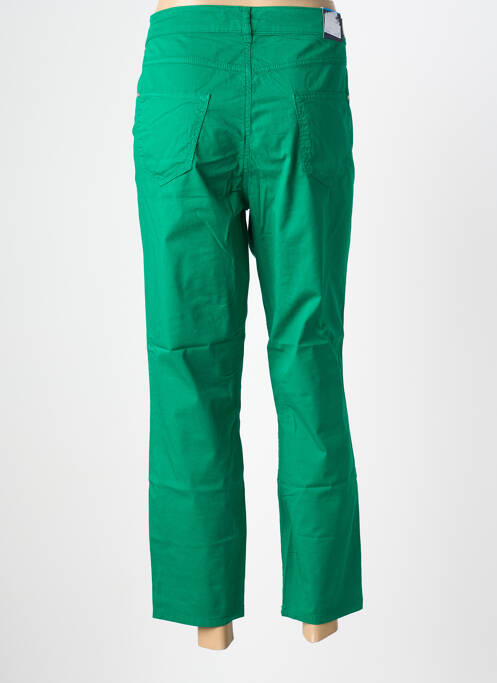Pantalon 7/8 tissage popeline taille normale vert GARDEUR femme