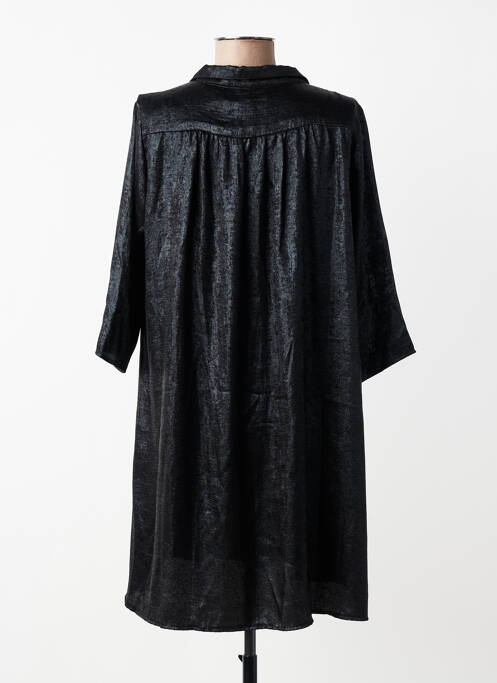 Robe courte manches 3/4 manches 3/4 noir VINTAGE LOVE femme