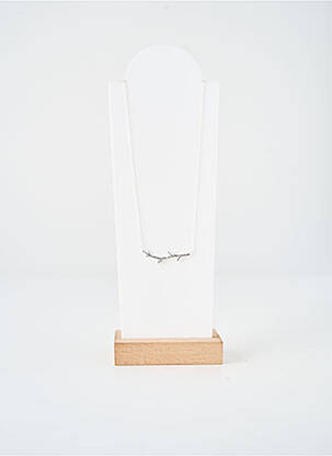 Collier matériaux argent argent TATA GISELE femme