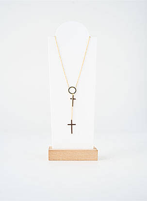 Collier fermeture fermoir mousqueton or TATA GISELE femme