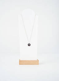 Collier fermeture fermoir mousqueton argent TATA GISELE femme
