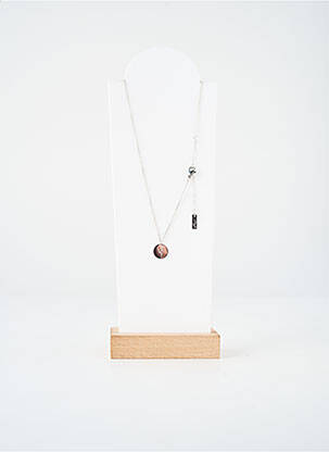 Collier fermeture fermoir mousqueton argent TATA GISELE femme