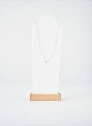Collier fermeture fermoir mousqueton argent TATA GISELE femme