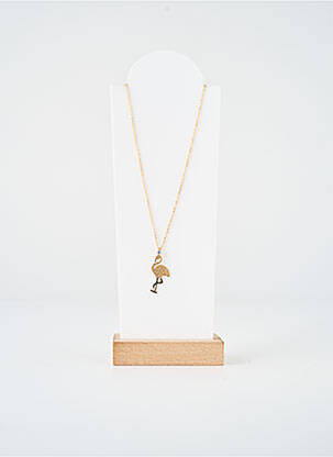 Collier fermeture fermoir mousqueton or TATA GISELE femme