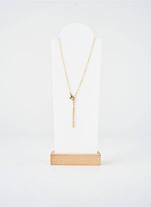 Collier fermeture fermoir mousqueton or TATA GISELE femme