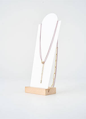Collier fermeture fermoir mousqueton or TATA GISELE femme