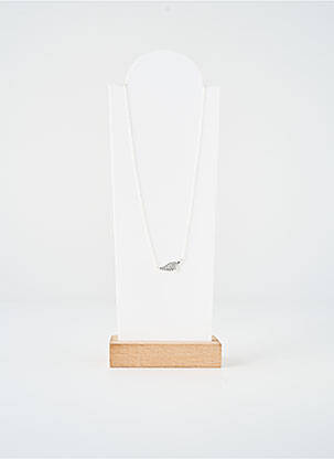Collier matériaux argent argent TATA GISELE femme