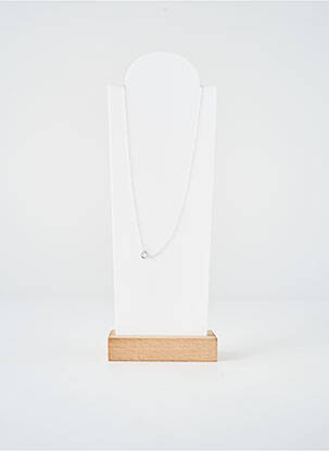 Collier fermeture fermoir mousqueton argent TATA GISELE femme
