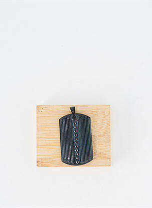 Pendentif noir TATA GISELE homme