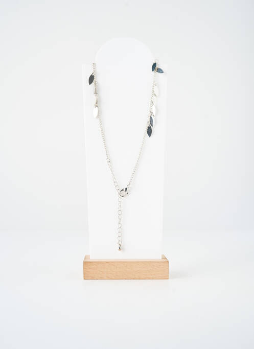 Collier fermeture fermoir mousqueton argent TATA GISELE femme