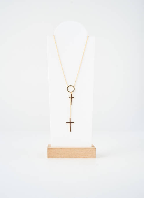 Collier fermeture fermoir mousqueton or TATA GISELE femme