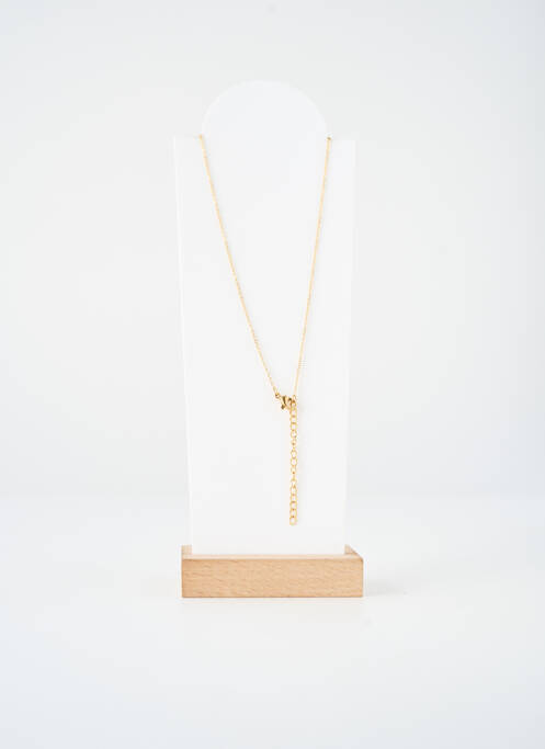 Collier fermeture fermoir mousqueton or TATA GISELE femme