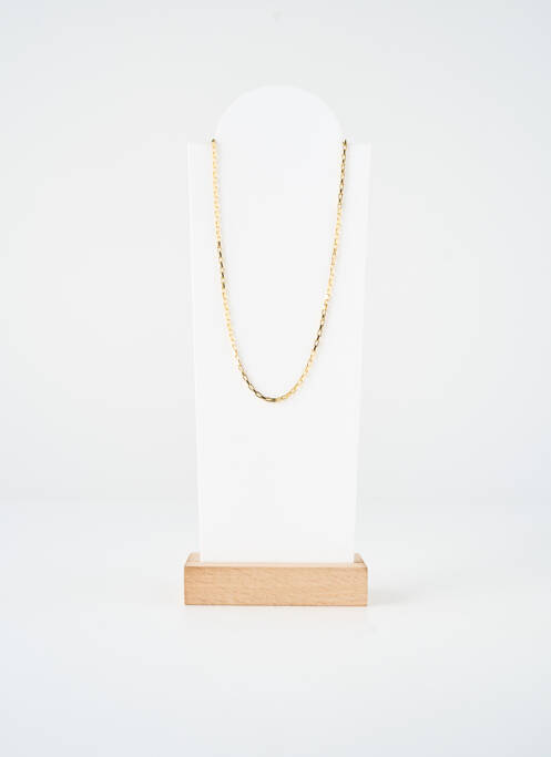 Collier fermeture fermoir mousqueton or TATA GISELE femme