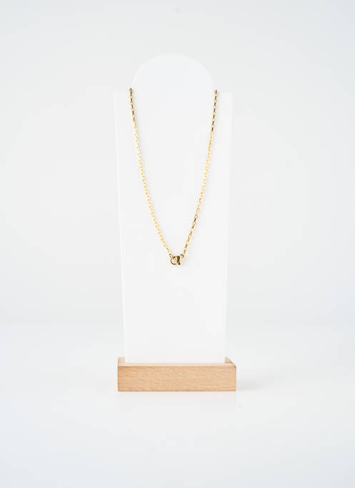 Collier fermeture fermoir mousqueton or TATA GISELE femme