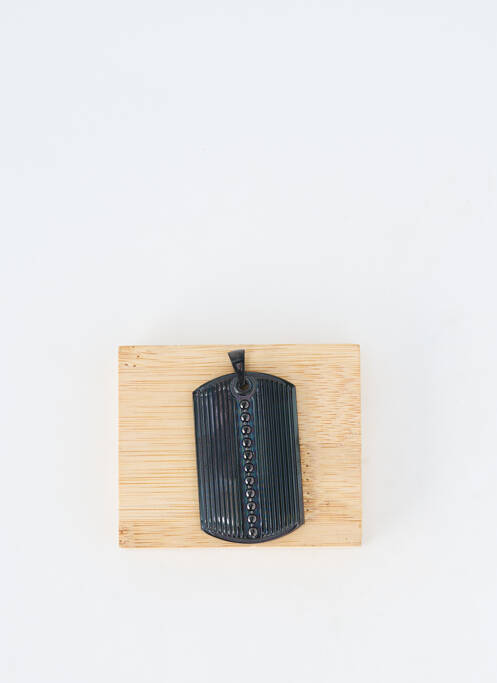 Pendentif noir TATA GISELE homme