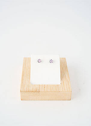 Boucles d’oreilles rose TATA GISELE femme