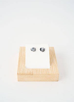 Boucles d’oreilles matériaux métal argent TATA GISELE femme