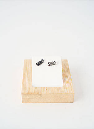 Boucles d’oreilles argent TATA GISELE femme
