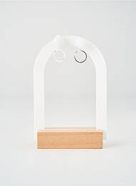Boucles d’oreilles blanc TATA GISELE femme