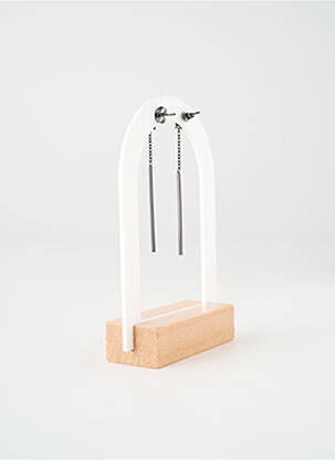 Boucles d’oreilles noir TATA GISELE femme