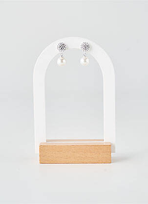 Boucles d’oreilles ornement oxyde de zirconium blanc TATA GISELE femme