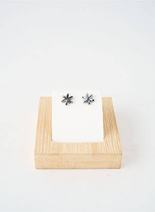 Boucles d’oreilles matériaux métal argent TATA GISELE femme