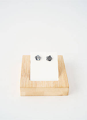 Boucles d’oreilles matériaux métal argent TATA GISELE femme