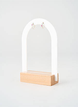 Boucles d’oreilles ornement oxyde de zirconium argent TATA GISELE femme