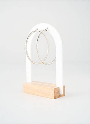 Boucles d’oreilles argent TATA GISELE femme