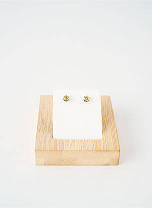 Boucles d’oreilles jaune TATA GISELE femme