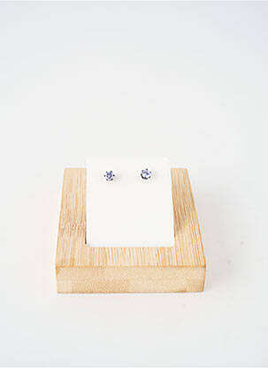 Boucles d’oreilles violet TATA GISELE femme