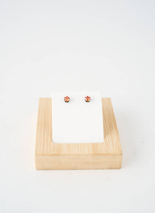 Boucles d’oreilles orange TATA GISELE femme