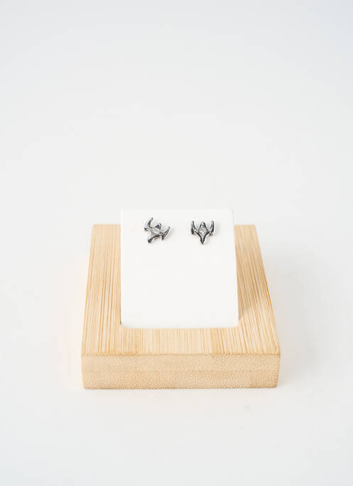 Boucles d’oreilles ornement oxyde de zirconium argent TATA GISELE femme