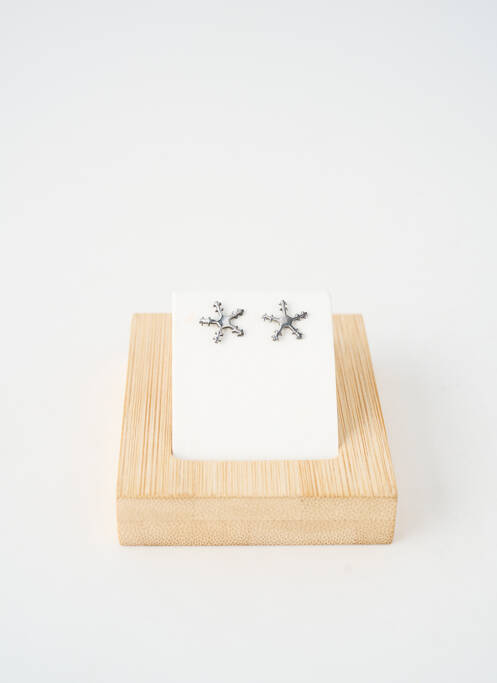 Boucles d’oreilles argent TATA GISELE femme