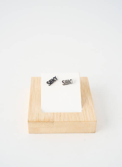 Boucles d’oreilles argent TATA GISELE femme