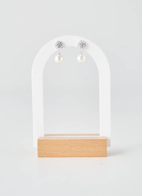 Boucles d’oreilles ornement oxyde de zirconium blanc TATA GISELE femme