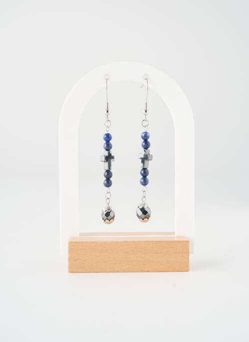 Boucles d’oreilles bleu TATA GISELE femme