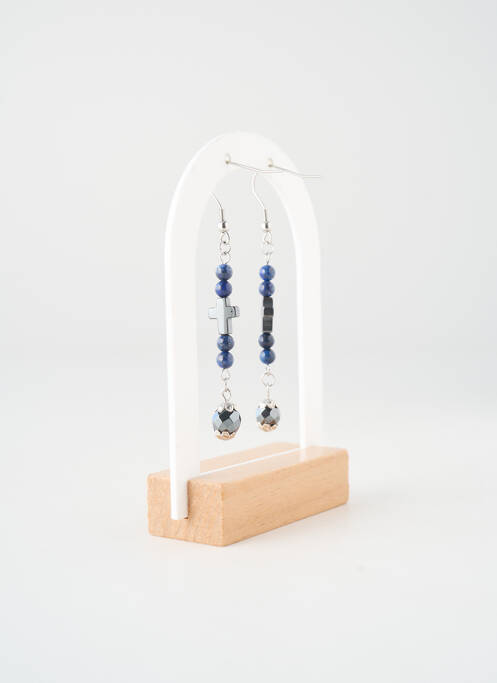 Boucles d’oreilles bleu TATA GISELE femme