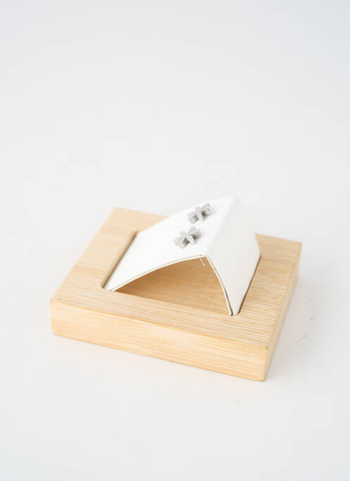 Boucles d’oreilles matériaux métal argent TATA GISELE femme