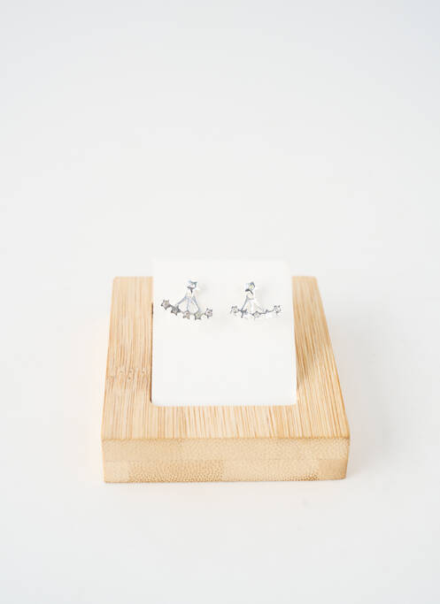Boucles d’oreilles ornement oxyde de zirconium argent TATA GISELE femme