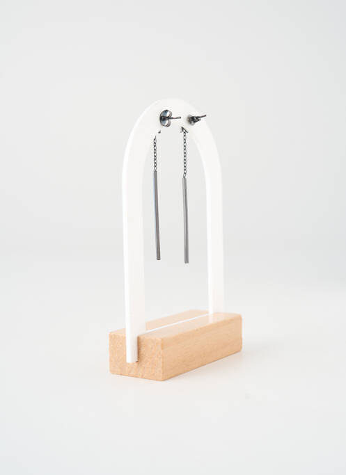 Boucles d’oreilles noir TATA GISELE femme