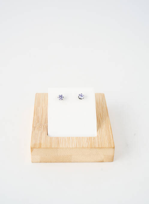 Boucles d’oreilles violet TATA GISELE femme