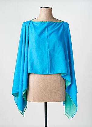 Top coupe fluide sans manche bleu DIANA GALLESI femme